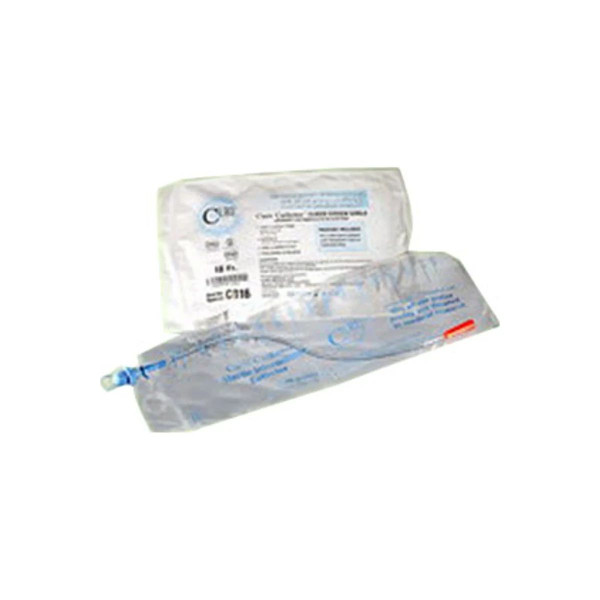 Convatec - Cure Medical - Cb10 - Catheter Closed System Single Straight Tip Prelubricated 10 Fr