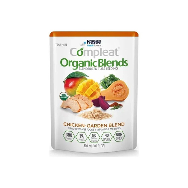 Nestle - 4390047993 - Compleat Organic Blends, Chicken - Garden Blend, 10.1 Fl Oz