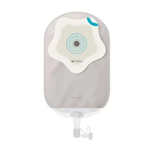 Coloplast - Sensura Mio Kids - 18712 - Urostomy Pouch One - Piece System 10 To 35 Mm Stoma Drainable Star Shaped Trim Fit