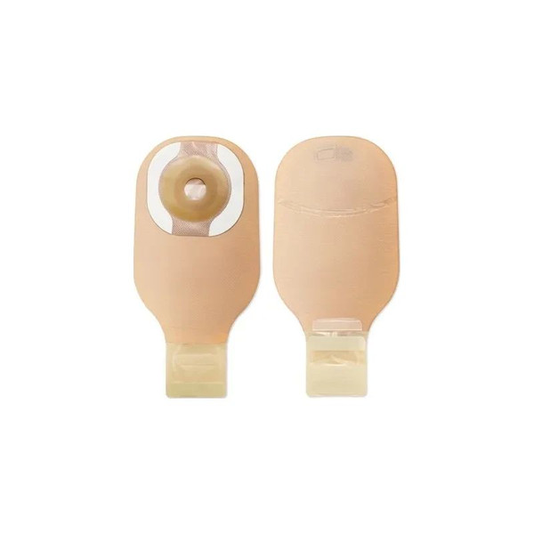 Hollister - 8930 - Ostomy Pouch One - Piece System 12 Inch Length Drainable Flat Pre - Cut