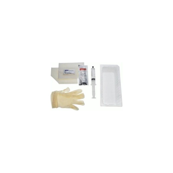 Amsino - As890k - Amsure Foley Insertion Tray With Prefilled Syringe 30cc, 1000ml Tray, Drape, Vinyl Gloves, Bzk, Sterile