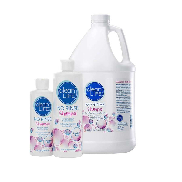 Cleanlife Products - 00400 - No - Rinse Shampoo, 1 Gallon, Alcohol - Free, Ready To Use
