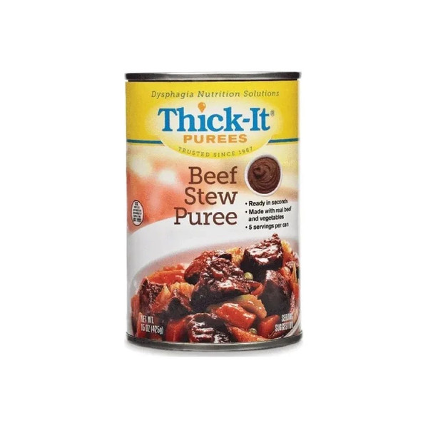 Kent Foods - Precision - H308 - Group Thick - It Beef Stew Puree 15 Oz Can, Food Starch - Modified