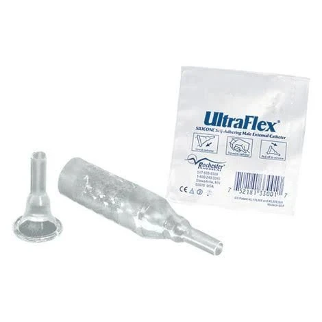 Bard Rochester - Ultraflex - 33301 - Male External Catheter Self-Adhesive Band Silicone Small 