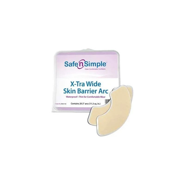 Safe N Simple - 21120 - Skin Barrier X - Tra Wide Crescent Arcs