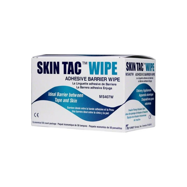 Welch Allyn - Ms407W - Torbot Skin Tac Adhesive Barrier Wipes