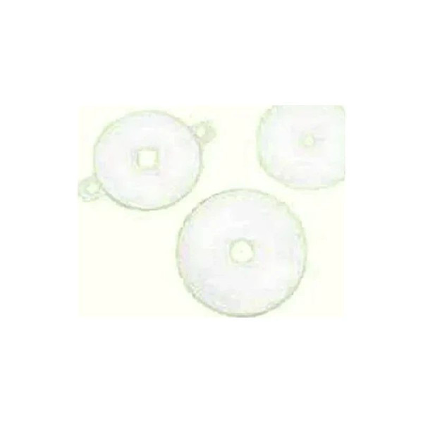 Torbot - 2456-11 - Group 3" Rnd Hypalon Soft White Face Plate, Flat, 1 3/8"