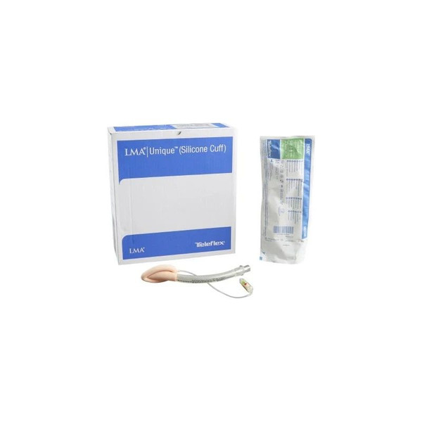 Teleflex - Lma - 105200-000030 - Unique (Silicone Cuff) Straight Laryngeal Mask 20 Ml Cuff Size 3 Single Patient Use