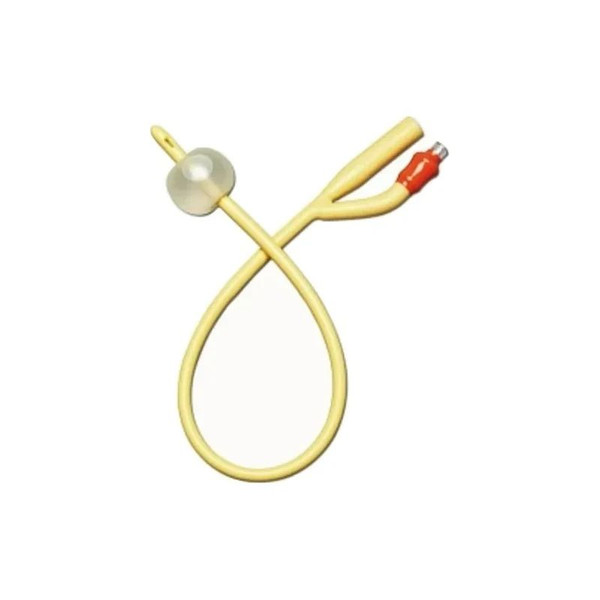 Amsino - Amsure - As41024S - International - 2 - Way 100% Silicone Foley Catheter 24 Fr 5 Cc, Reinforced Tip, Sterile