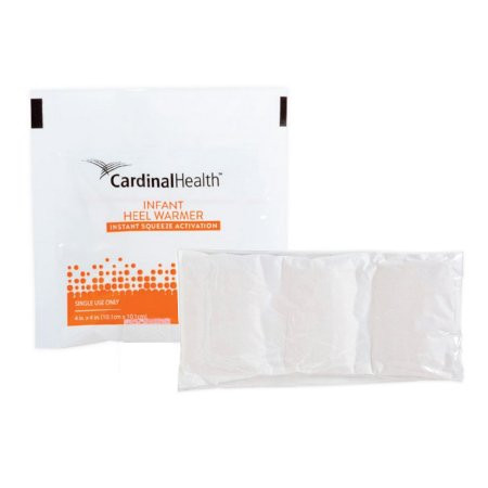 Cardinal Health - 11460-010T - Med Infant Heel Warmer With Tape 4" X 4", Quality Heel, Latex - Free