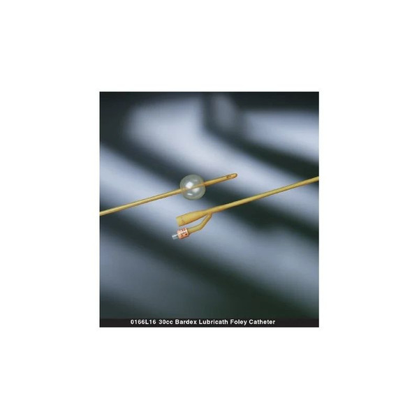 Bard Rochester - Bardex Lubricath - 0166L14 - Foley Catheter 2 - Way Standard Tip 30 Cc Balloon 14 Fr Hydrophilic Polymer Coated Latex