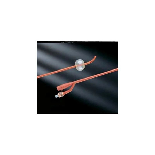 Bard Rochester - Lubri-Sil - 0170Si18 - Home Health Div 100% Silicone Infection Control 2 - Way Foley Catheter 18 Fr 5 Cc, 16" Length, Coude Tip, Silver Hydrogel Coated, Latex - Free