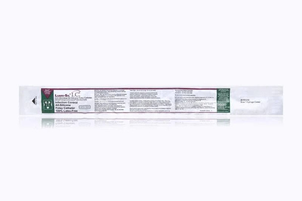 Bard Rochester - LUBRI-SIL - 1758SI18 - Lubri-Sil Infection Control 2-Way Foley Catheter, Silver Hydrogel Coated, 18 Fr, 5 Cc Balloon Capacity 
