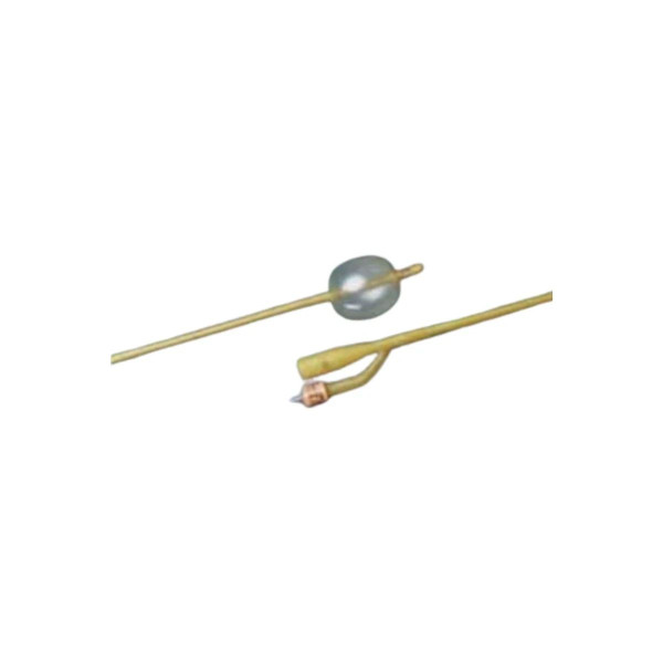 Bard Rochester - Silastic - 33422 - Foley Catheter 2 - Way Round Tip 30 Cc Balloon 22 Fr Silicone Coated Latex