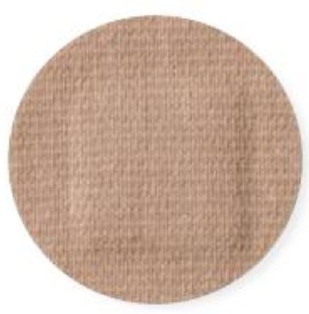 Cardinal Health - Curity - 44107 - Adhesive Spot Bandage 7/8 Inch Fabric Round Tan Sterile