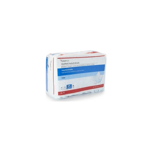 Cardinal Health - Wings Super - 87084A - 87084Aincontinent Brief, Bag
