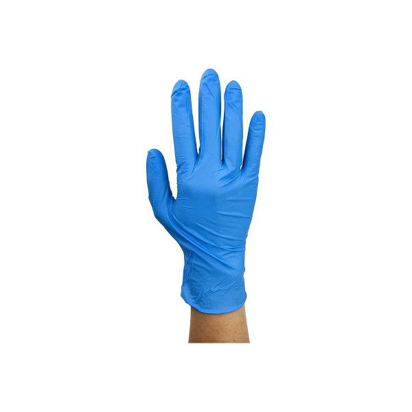 Dynarex - 2514 - Nitrile Exam Glove (Non - Latex) Non - Sterile, Powder Free, X - Large, Blue, 100Ct / Bx