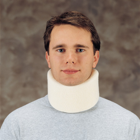 Deroyal - 1006-04 - Cervical Collar Low Contoured / Firm Density Adult Large One - Piece 4 Inch Height 24 Length