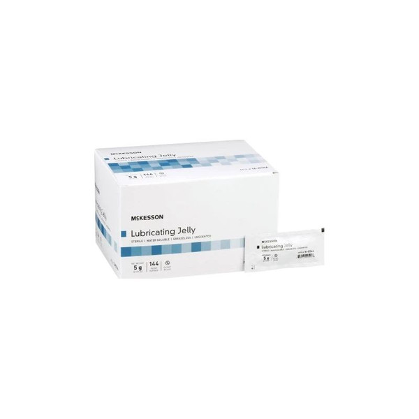 Mckesson - 16-8946 - Lubricating Jelly 5 Gram Individual Packet Sterile