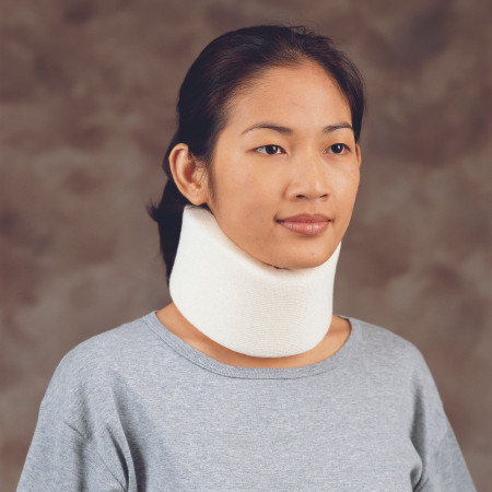 Deroyal - 1050-01 - Cervical Collar Low Contoured / Medium - Firm Density Adult Small One - Piece 2 - 1/2 Inch Height 16 Length
