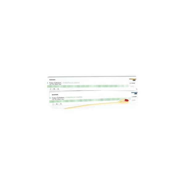 Mckesson - 16-Lfol518C - Foley Catheter 2 - Way Coude Tip 5 Cc Balloon 18 Fr Latex