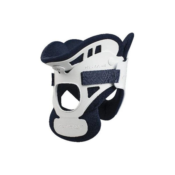 Deroyal - Capital - 11452000 - Rigid Cervical Collar With Replacement Pads Preformed Adult Short Two - Piece / Trachea Opening