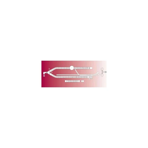 Medline - Hud1627 - Ventilator Circuit Corrugated Tube 72 Inch Dual Limb Adult Without Breathing Bag Single Patient Use