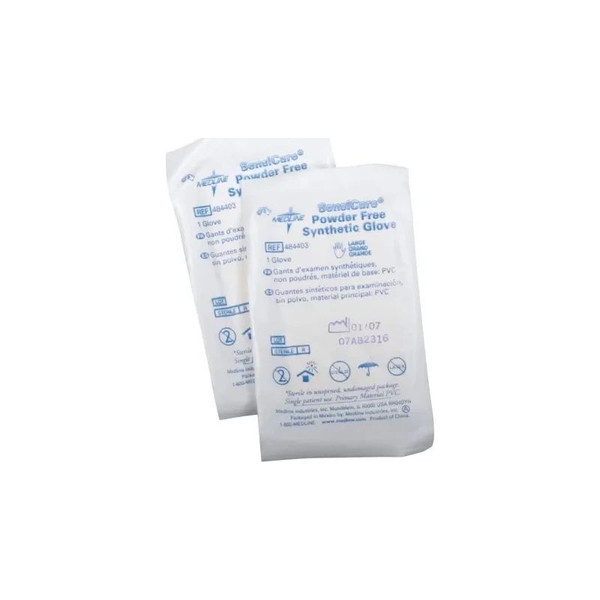 Medline - Sensicare - 484406Z - Powder - Free Stretch Vinyl Sterile Exam Gloves