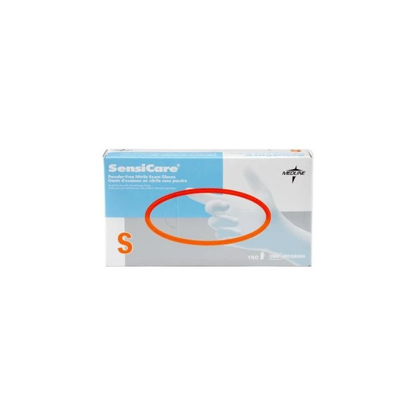 Medline - Sensicare - Mds8084 - Nitrile Exam Gloves