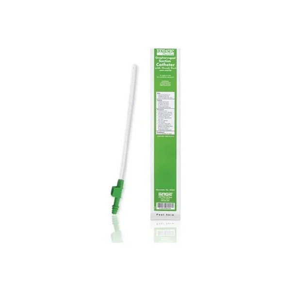 Stryker - Sage - 6435 - Oropharyngeal Suction Catheter With Thumb Port