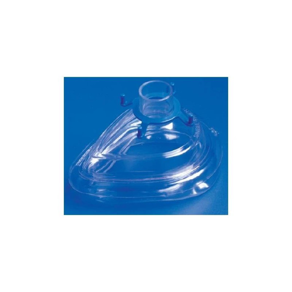 Teleflex - 158400 - Anesthesia Mask Elongated Style Adult Size 4 Hook Ring