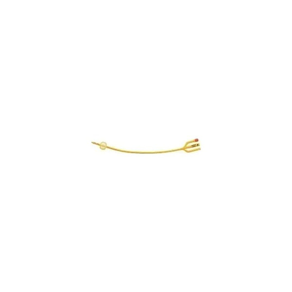 Teleflex - Rusch - 183430220 - Gold 3 - Way Silicone - Coated Foley Catheter 22 Fr 16" L, 30 - 50 Cc, Purple Color, Sterile