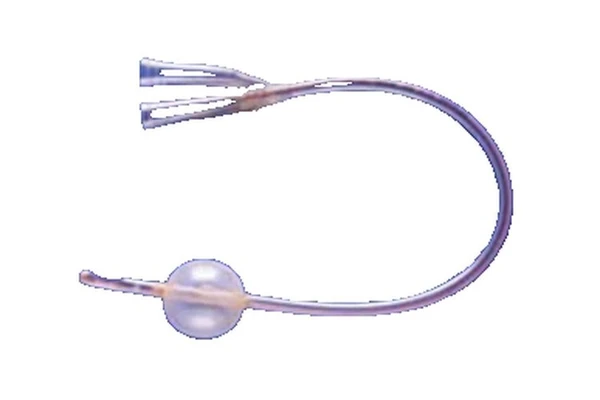 Teleflex - Simplastic - 664130-000220 - Soft 3 - Way Foley Catheter 22 Fr 16" L, 30 Cc, Couvelaire Tip , Purple Color, Sterile
