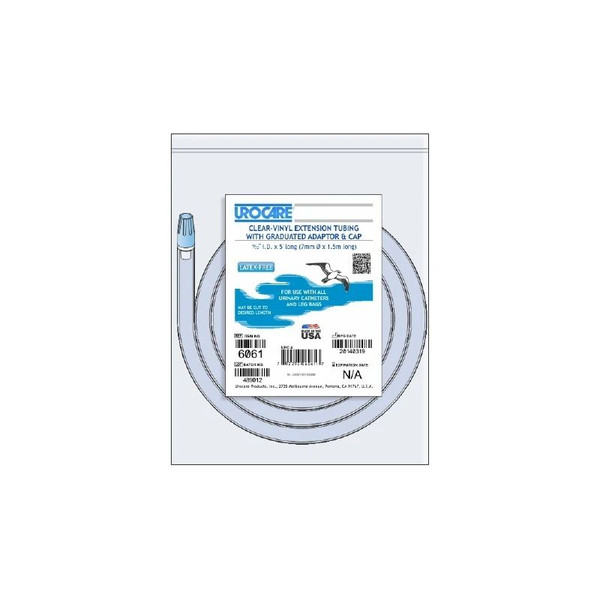 Urocare - 6061 - Products Clear Drainage Tubing, 60' Long X 9/32", Non - Sterile