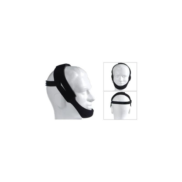 Ag Industries - Ag1012911 - Premium Chin Strap, Black In Front Of Ear Style, Universal Size.