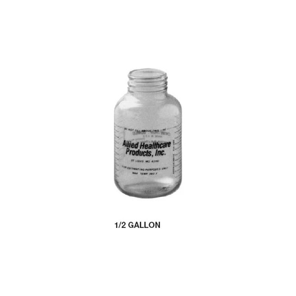 Allied - Gomco - 01-90-3693 - Suction Collection Bottle Kit 1893 Ml Snap - On Lid