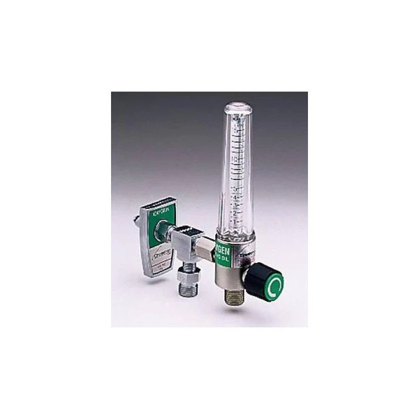 Allied - Timeter Sure Grip - 15002-03P - Oxygen Flowmeter Single With 1 Power Take - Off 0 - 15 Lpm Diss Outlet Chemetron Adapter