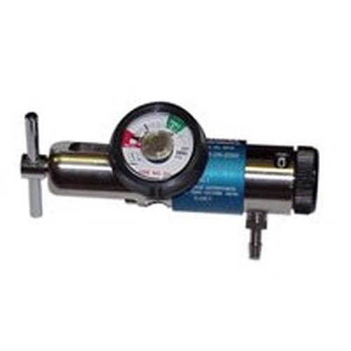 Allied - Timeter Sure Grip - 15002-03Yp2 - Oxygen Flowmeter Dual With Y Bar And 2 Power Take - Offs 0 - 15 Lpm Diss Outlet Chemetron Adapter