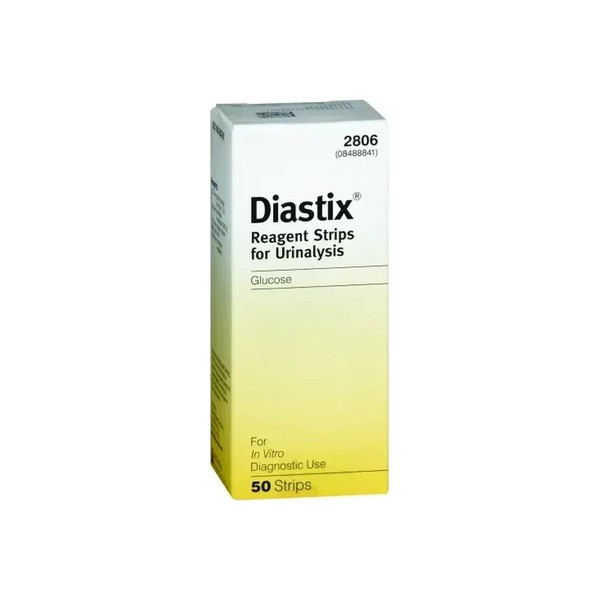 Ascensia Diabetes Care - 2806 - Diastix Reagent Strip, Urine Glucose, Dip - And - Read Test, Foil Wrapped