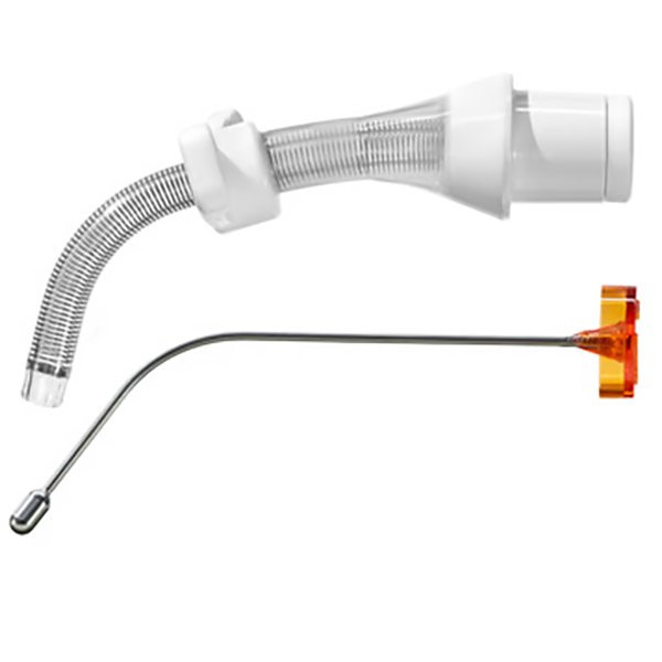Atos Medical - Ref37145 - Tracoe Silcosoft Tracheostomy Tube, Pediatric, Proximally Longer, Uncuffed, Size 4.5