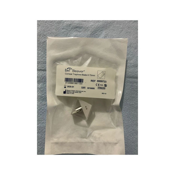 Beaver - 0009728 - International - Corneal Trephine Blade Stainless Steel Sterile Disposable Individually Wrapped