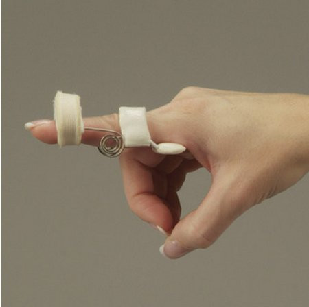 Deroyal - 502B - Extension Assist Finger Spring Medium Left Or Right Hand White