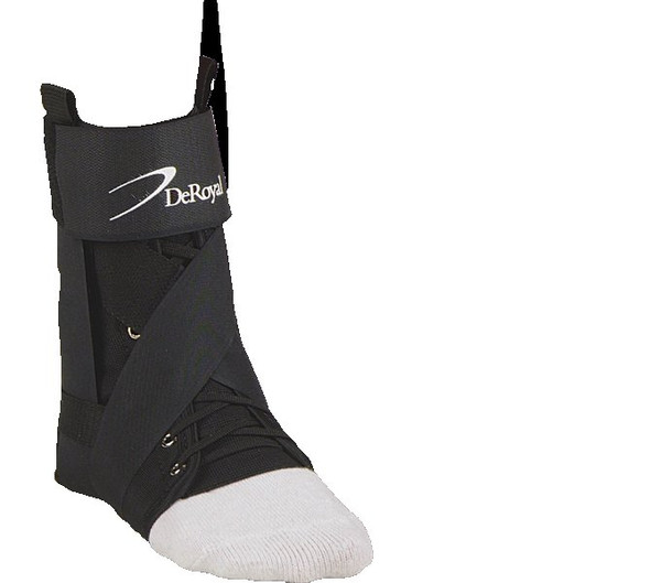 Deroyal - Ab2801-24 - Ankle Splint Medium Lace - Up Male 8 - 1/2 To 10 / Female 9 - 11 Right
