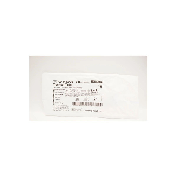 Icu Medical - Portex - 100/141/025 - Fka Smiths 100141025 - Tube, Murphy Endotrach Uncuff 2.5Mm