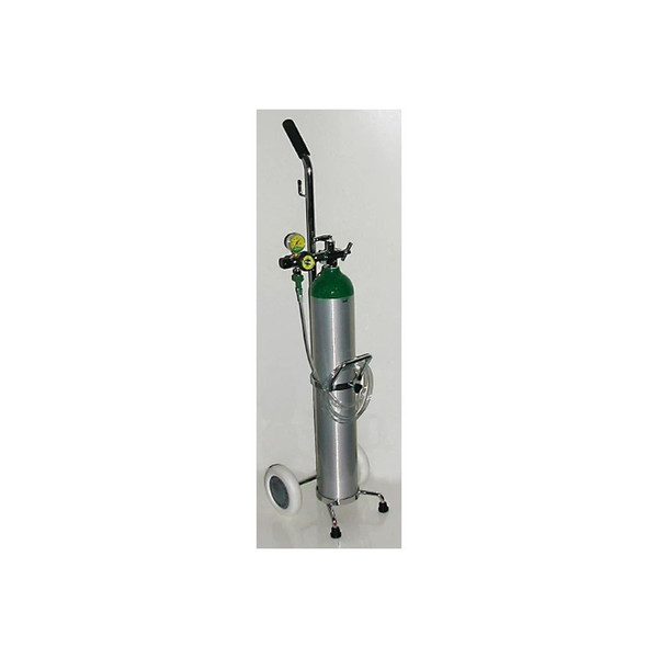 Mada Medical - 1630A-15E - Oxygen Kit On Cart (Empty) Size E Aluminum