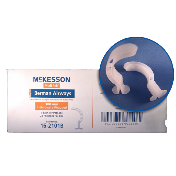 Mckesson - 16-251b - Airway, Berman 50mm Lf