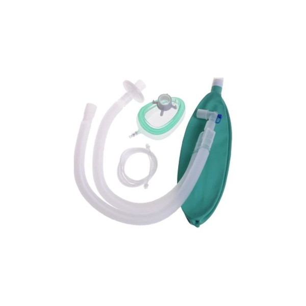 Medline - Dynjaa0111 - Anesthesia Breathing Circuit Corrugated Tube 90 Inch Dual Limb Adult 3 Liter Bag Single Patient Use
