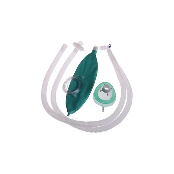 Medline - Dynjaa6040 - Anesthesia Breathing Circuit Corrugated Tube 60 Inch Dual Limb Adult 3 Liter Bag Single Patient Use
