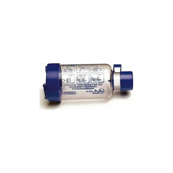 Medline - HUD100110 - Inspirachamber Antistatic Valved Holding Chamber With Mdi Spacer