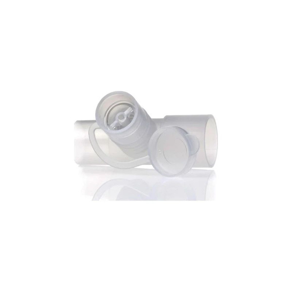 Medline - Hudson Rci - Hudrho743U - In - Line Nebulizer Tee With Valve, 22Mm Od